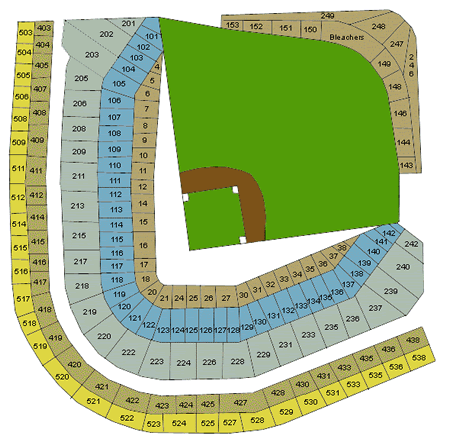 Wrigley Field Seating Chart - Wrigley Fields - Wrigley Field News - Chicago  Cubs